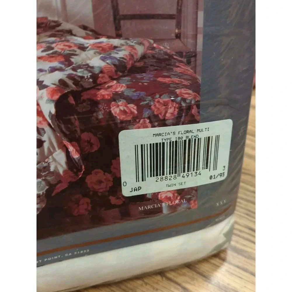 Vintage New Lady Pepperell 3‎ Piece Floral Twin Sheet Set